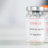 Bote de medicina para la vacuna contra el coronavirus